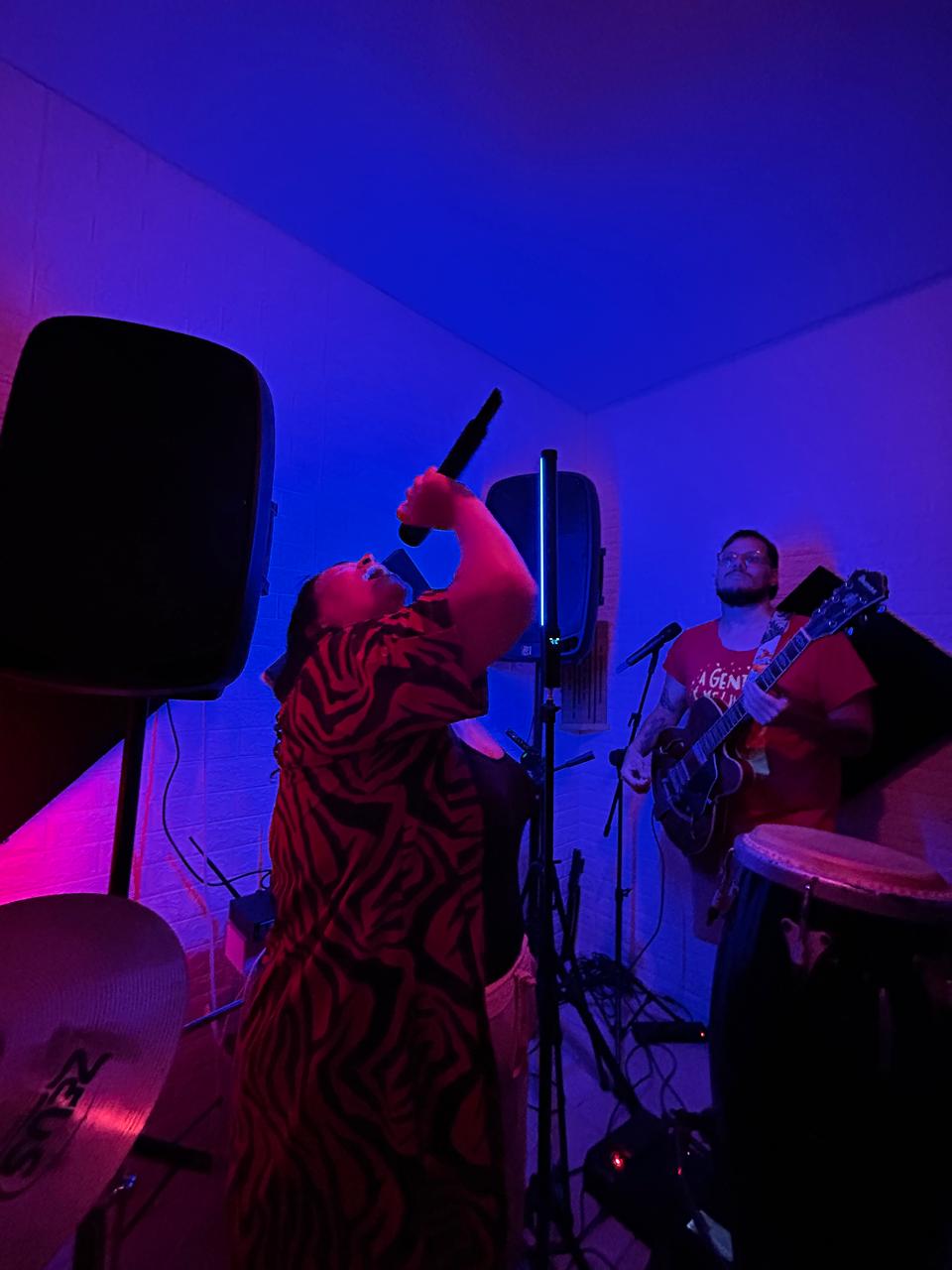 Show com iluminação