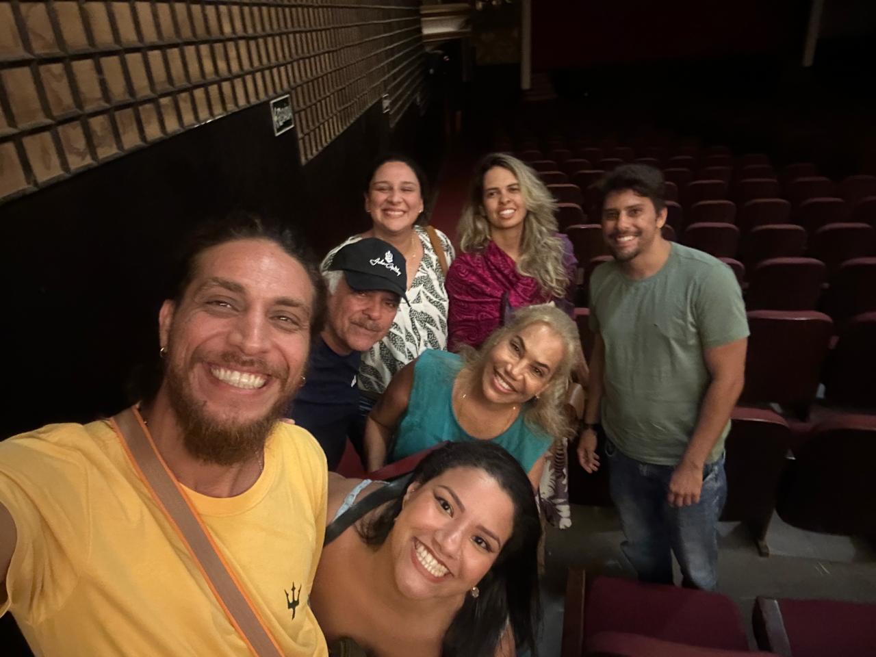 Grupo no teatro